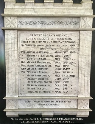 Lumb Baptist memorial